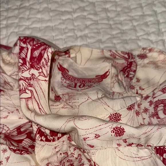 Pink & Cream Matching Girls Set Pegasus and Fairy Prints size 10 years